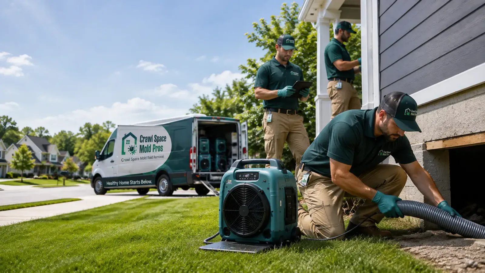 Crawl Space Mold Removal in Spring Arbor, MI